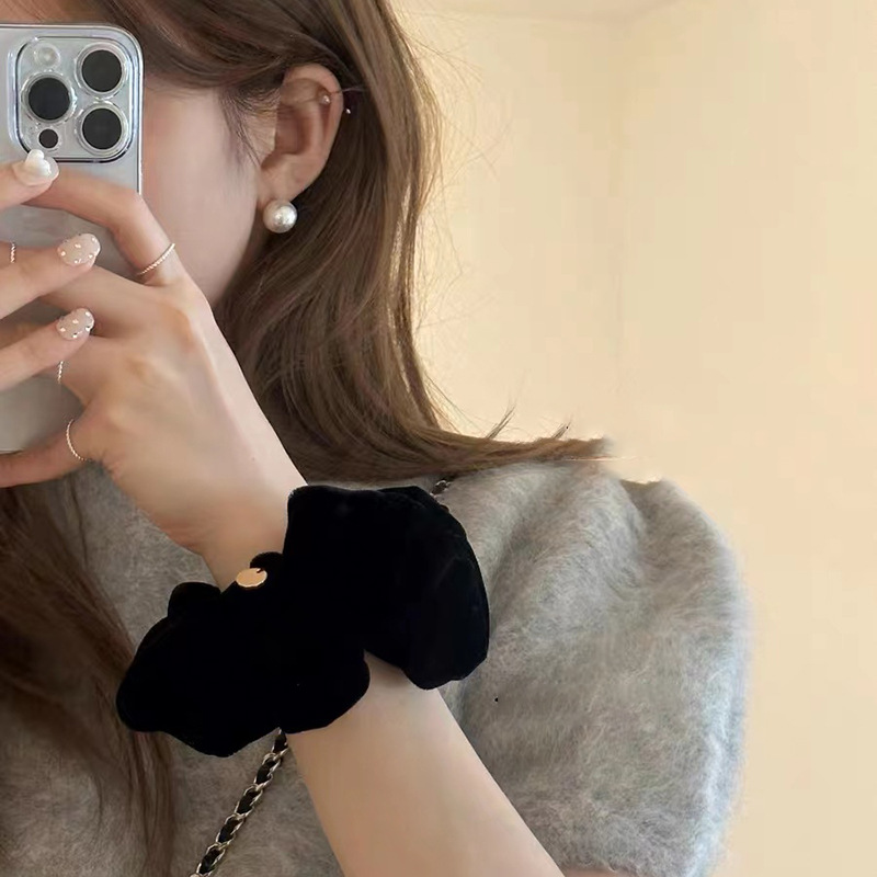 Tablet Holder Accessories - Woman Elegant Velvet Elastics Hair Band