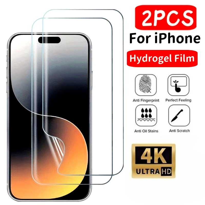 Paper Feel Screen Film - 2Pcs Ultra HD Hydrogel Film For