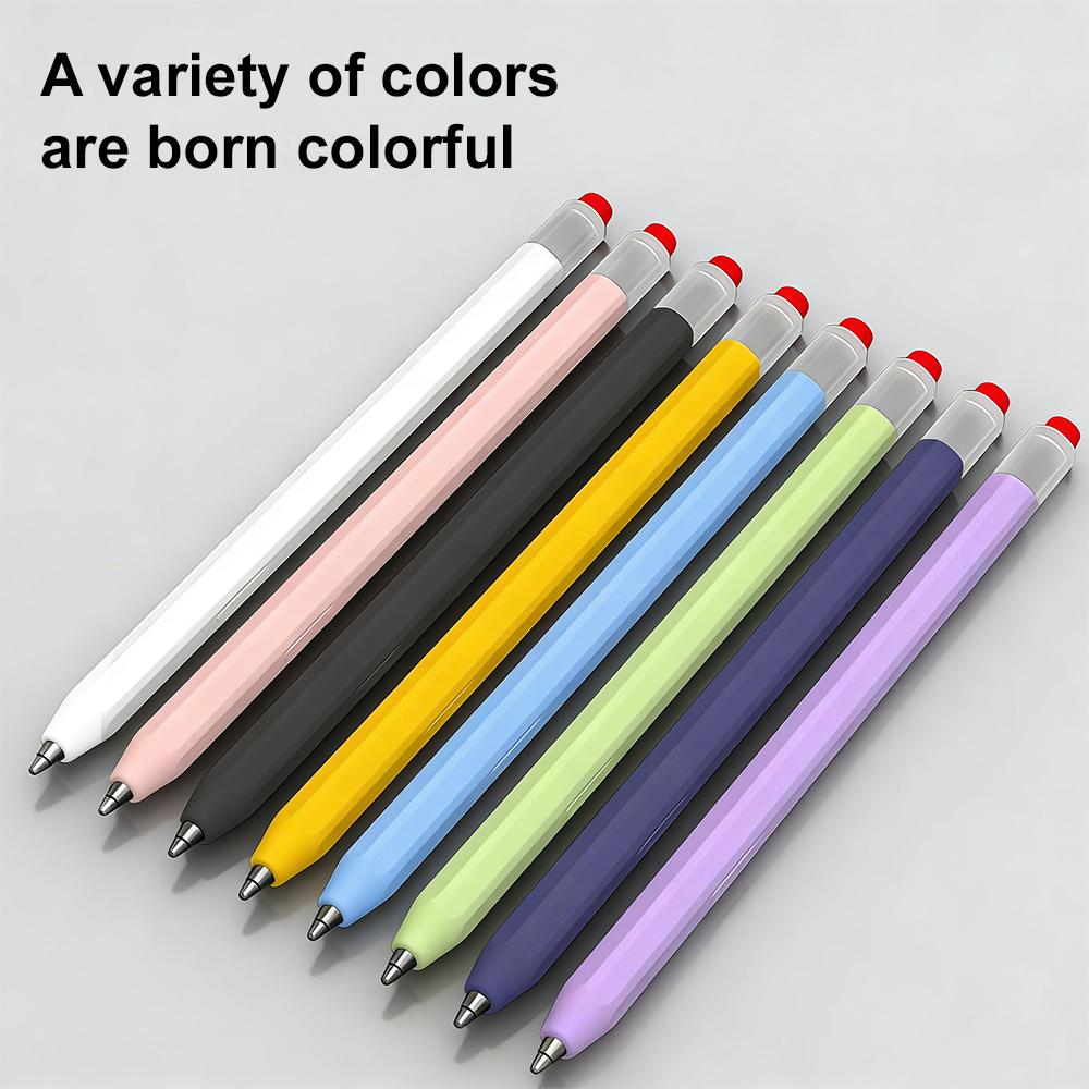 Tablet Accessories Samsung - Soft Silicone Shockproof Pencil Case for