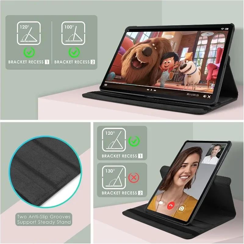 360 Rotating Case for Samsung  - Remarkable Tablet Accessories ulasan dan harga