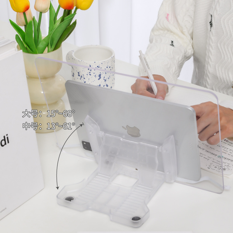 Acrylic Transparent Reading St - Tablet Holder Accessories ulasan dan harga