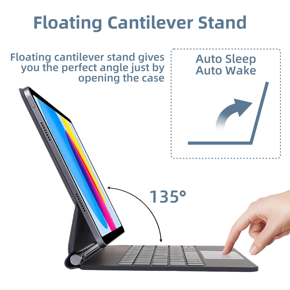2026 Magic Keyboard with Bluet - Tablet Accessories Case ulasan dan harga