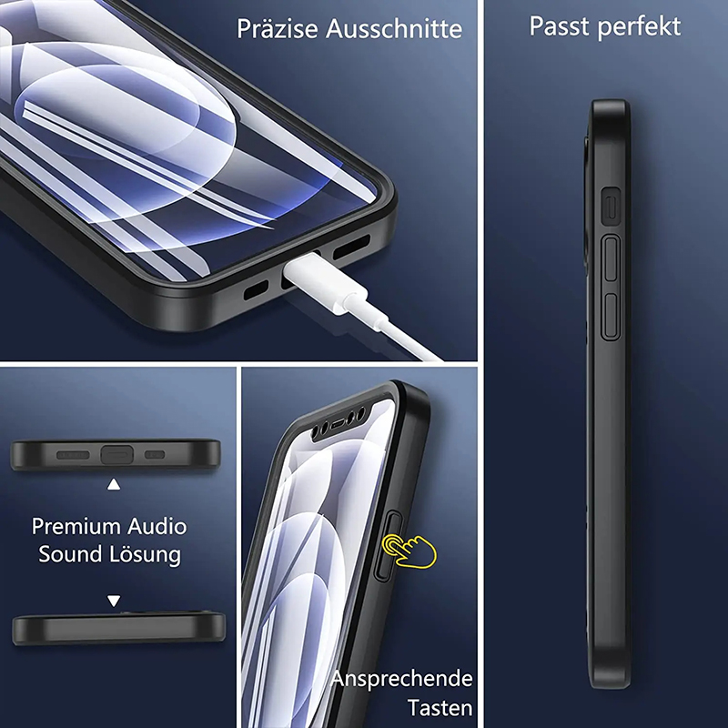 360 Degree Case For iPhone 15  - Paper Feel Screen Film ulasan dan harga