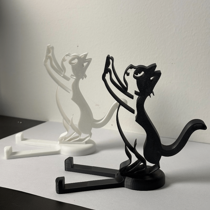 Abstract Hollow Line Cat Phone - Useful Tablet Accessories ulasan dan harga