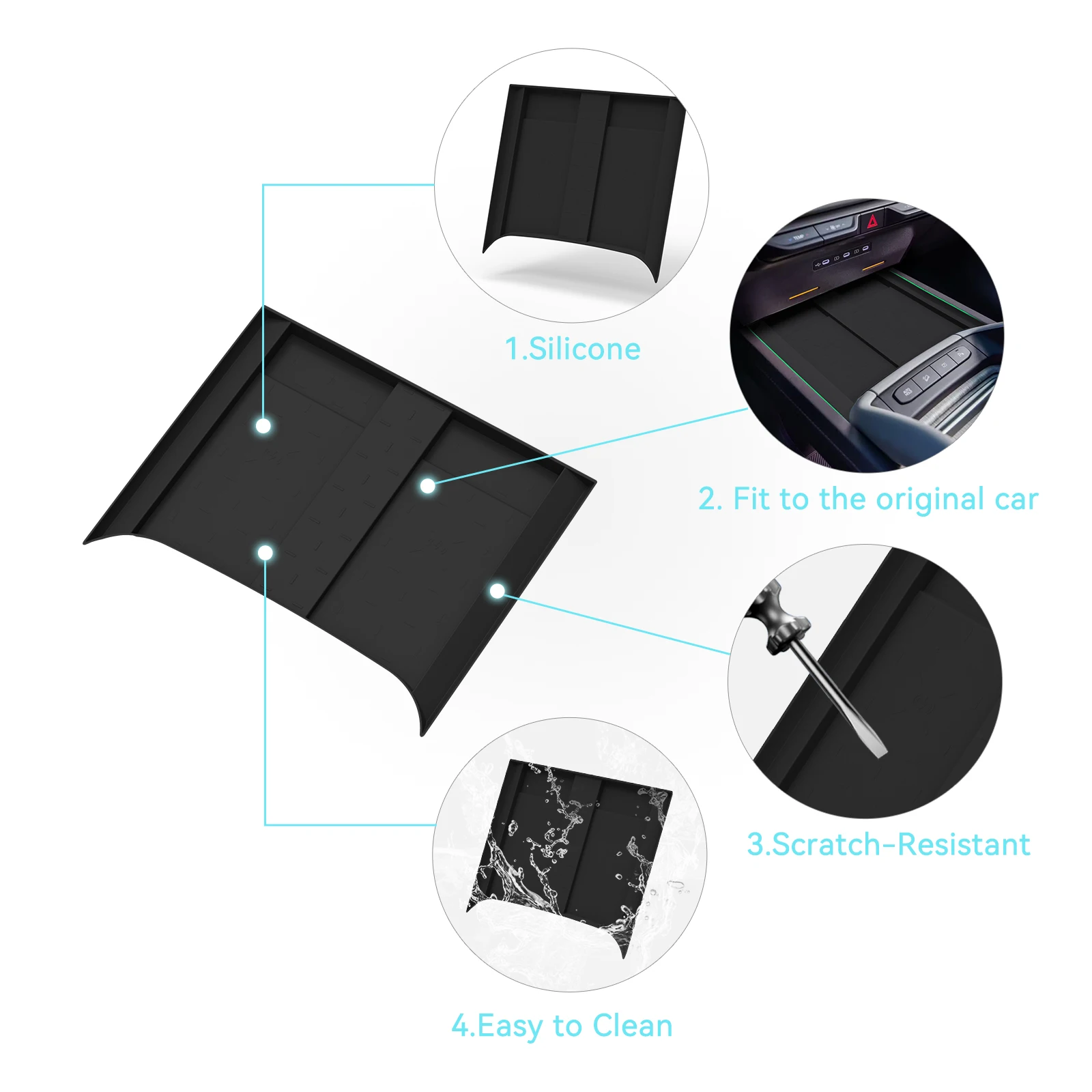 For Kia Telluride 2027+ (2nd G - Wireless Charging Pad ulasan dan harga