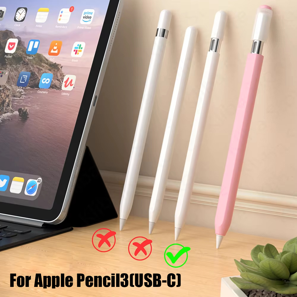 Color Splicing Silicone Pen Ca - Tablet Accessories Case ulasan dan harga