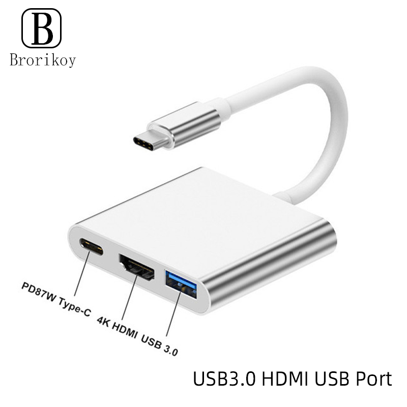 3 in 1 USB Type C Hub to 4K HD - Tablet Accessories Samsung ulasan dan harga