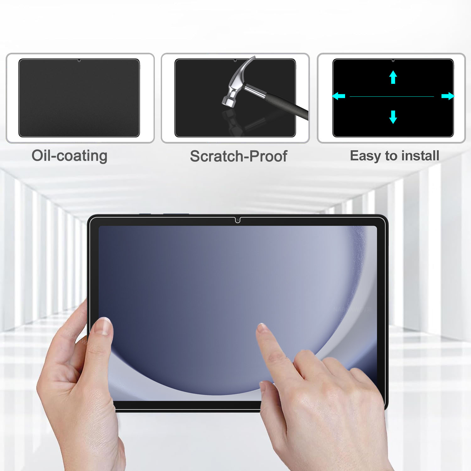 2 Pieces HD Scratch Proof Scre - Galaxy Tablet Accessories ulasan dan harga