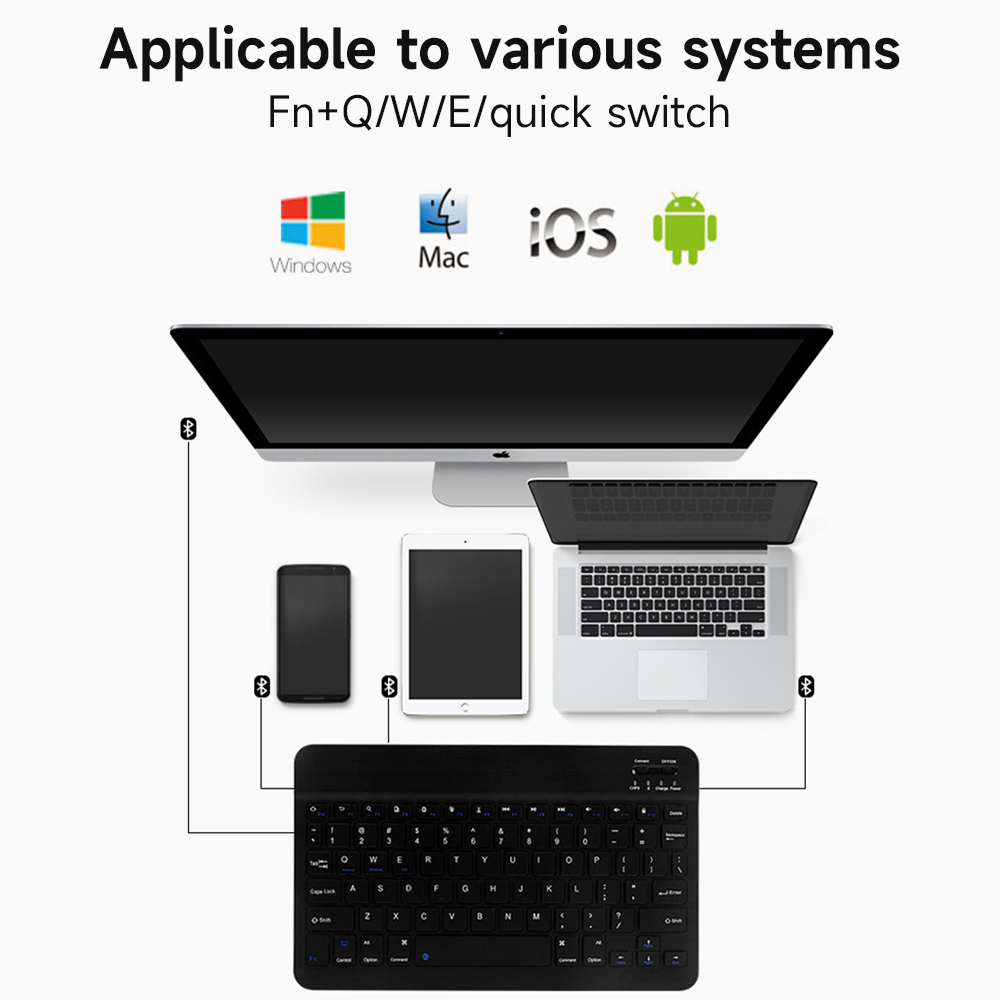 Bluetooth Keyboard for IOS And - Useful Tablet Accessories ulasan dan harga