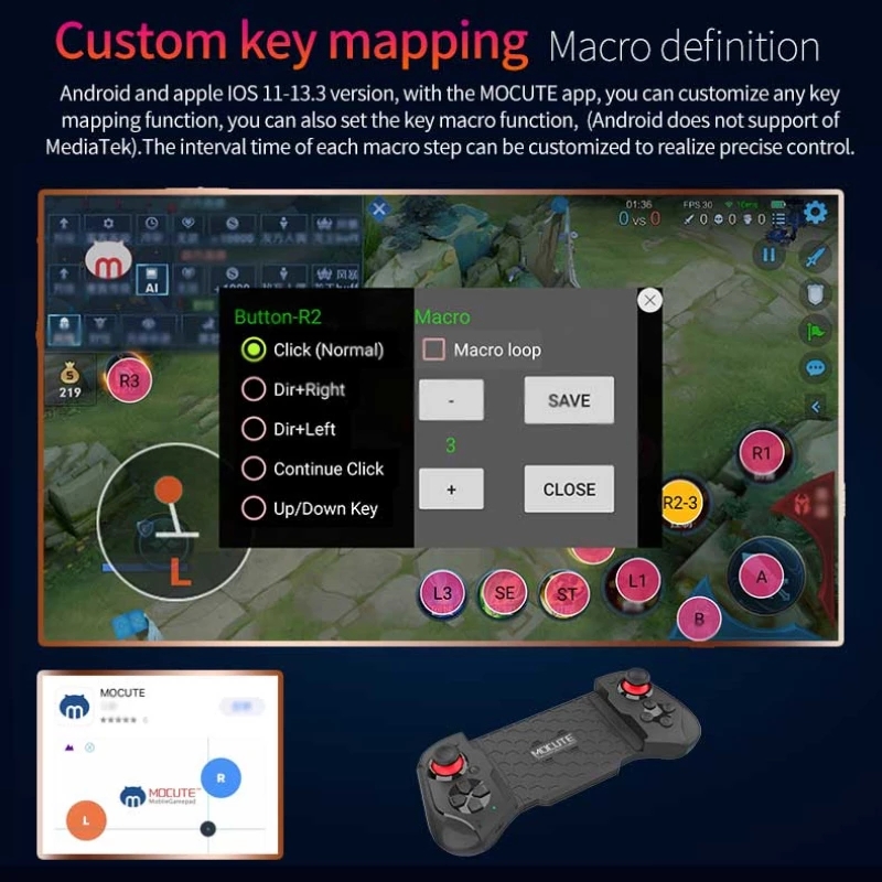 Gamepad For iPhone Android Cel - Android Tablet Gaming Accessories ulasan dan harga