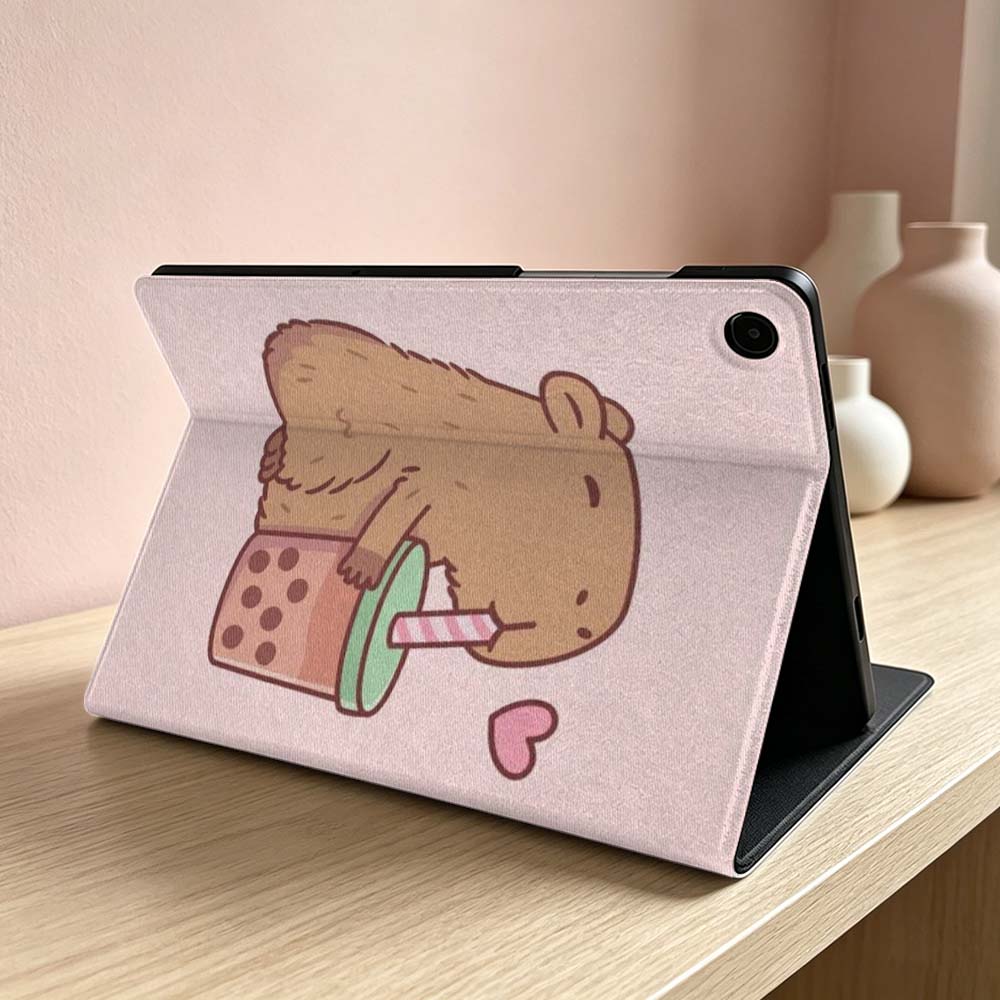 Cute fun capybara patterns Sof - Tablet A9 Accessories ulasan dan harga