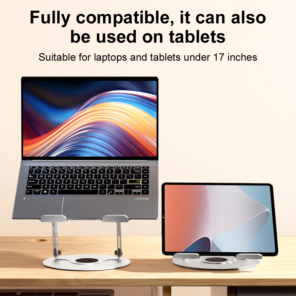 360° Rotating Laptop Stand Adj - Android Tablet Gaming Accessories ulasan dan harga