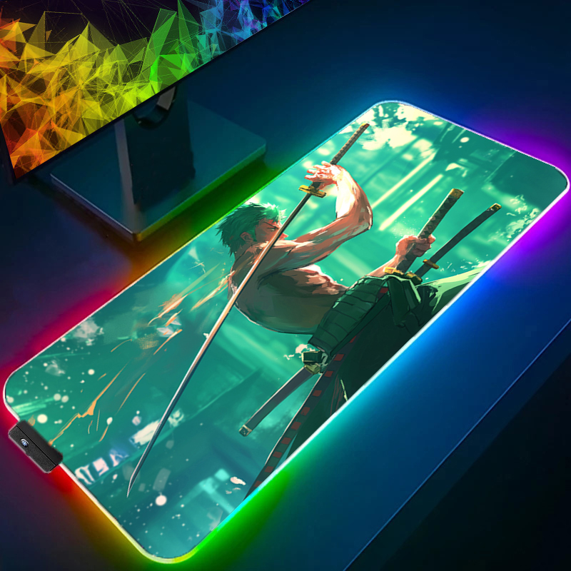 ONE PIECE Zoro Mouse Pad RGB G - Tablet Pc Accessories ulasan dan harga