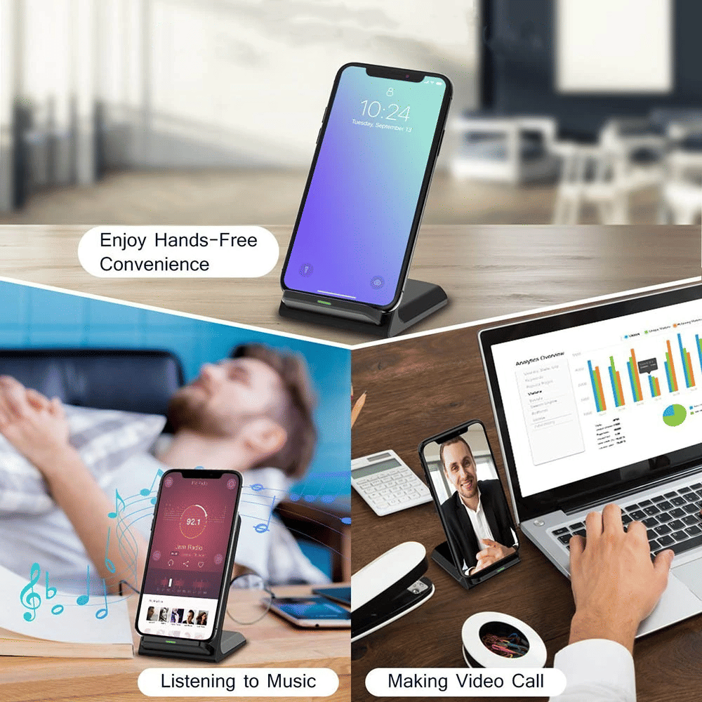 Qi Wireless Fast Charger Charg - Wireless Charging Pad ulasan dan harga