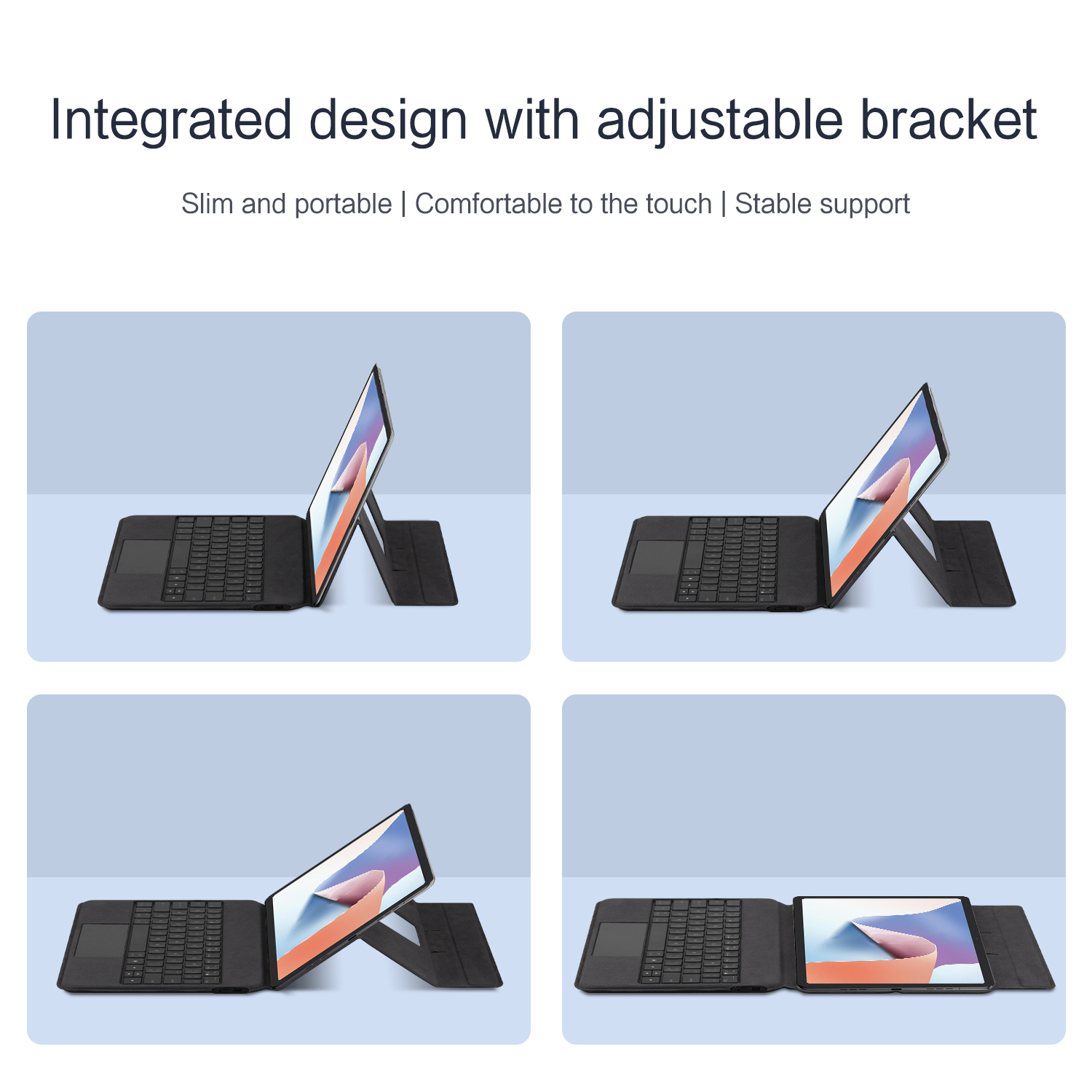 AJIUYU Touchpad Keyboard Case  - Tcl Tablet Accessories ulasan dan harga