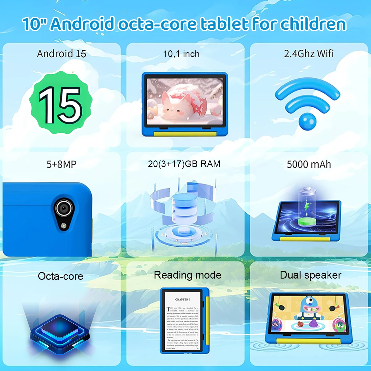 Kid Tablet Android 15 Tablet f - Tablet Pc Accessories ulasan dan harga