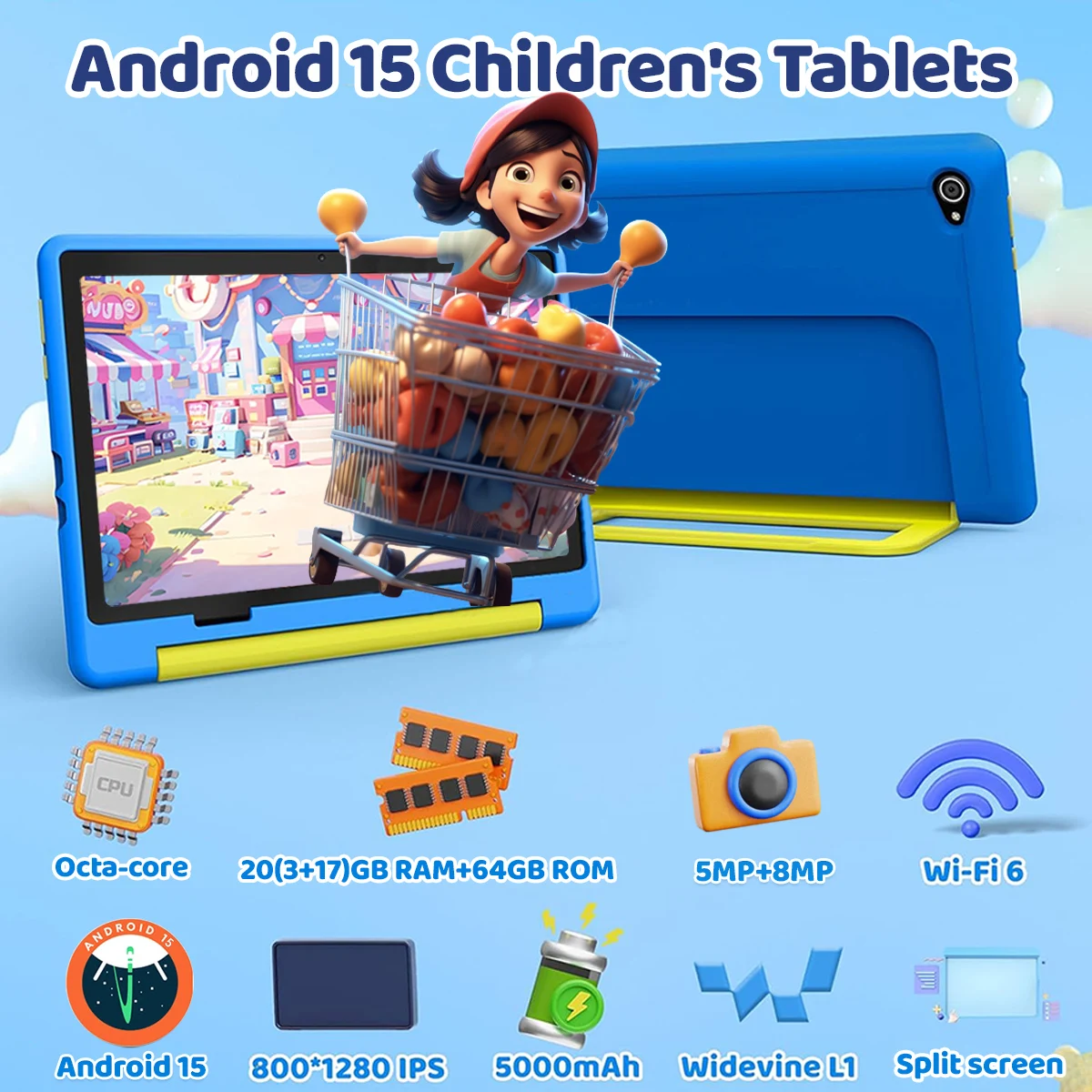 Kid Tablet Android 15 Tablet f - Tablet Pc Accessories ulasan dan harga