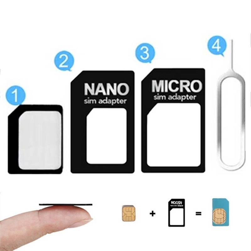 Universal 4 In 1 Micro Nano SI - Useful Tablet Accessories ulasan dan harga